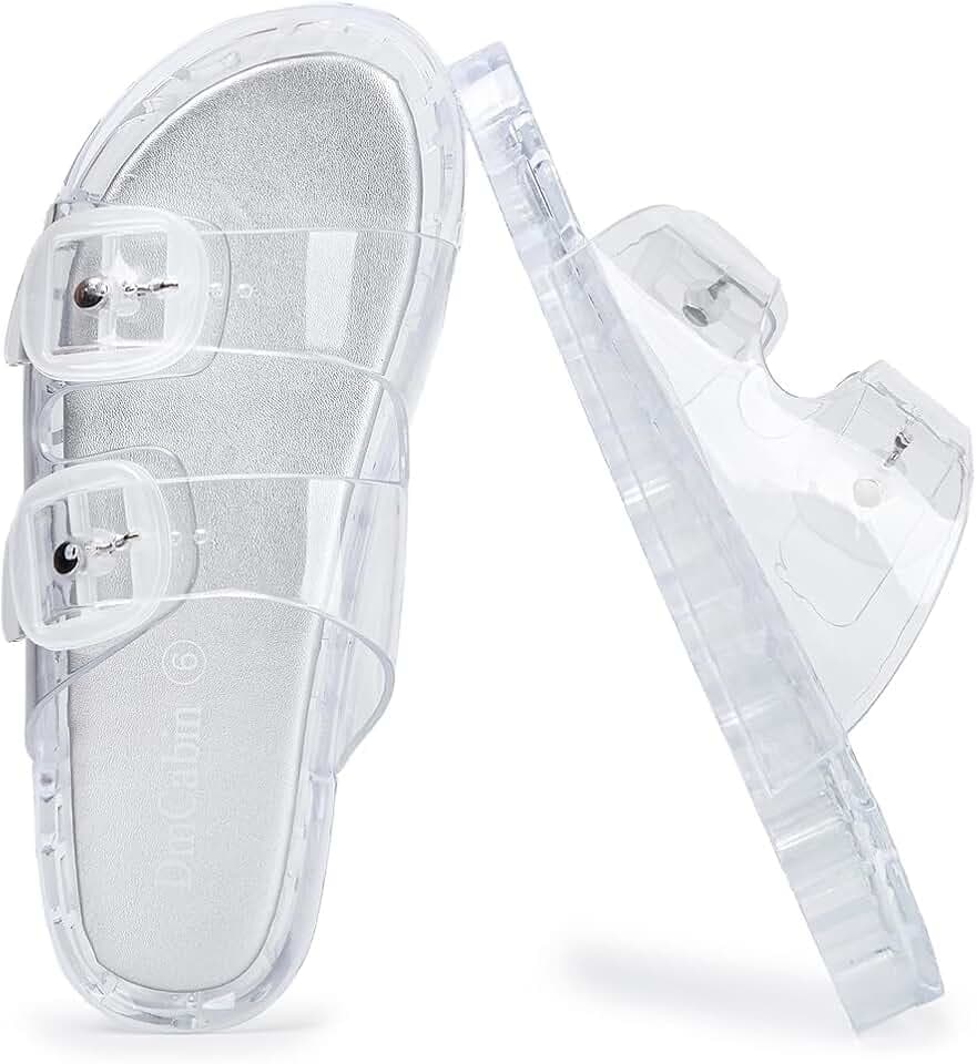 Women's Jelly Platform Slide Sandals