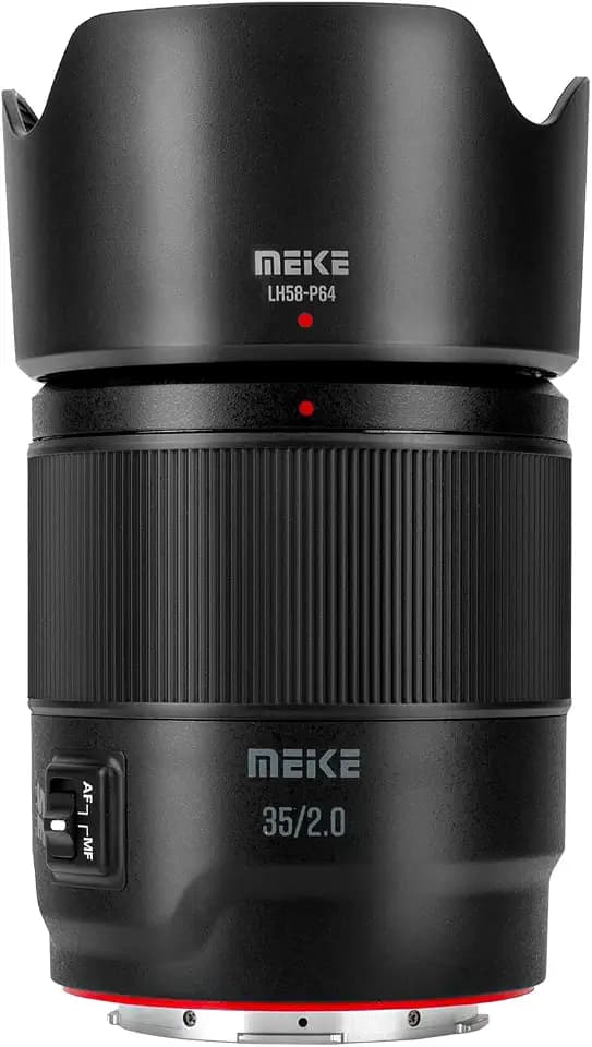 Meike 35mm F2.0 Full Frame Wide Angle AF STM Lens Auto Focus Fixed Prime Portrait Lenses for Panasonic Lumix Sigma Mirrorless Camera S1 S1R S1R II S1H S5 FP SL SL2