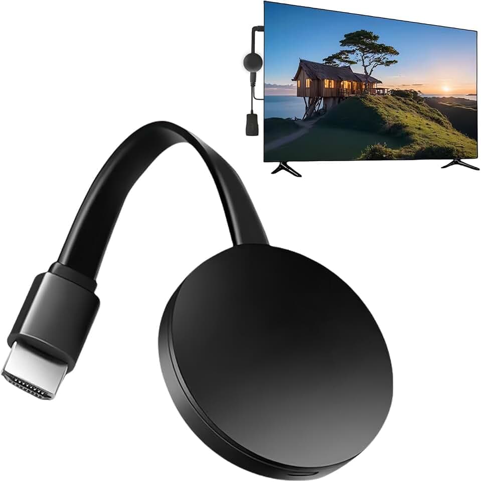 Soporte Miracast Airplay DLNA, 2026 Wireless HDMI Dongle 4K für TV