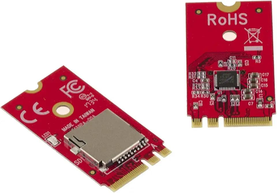KALEA-INFORMATIQUE M2-Controller-Karte (M.2 NGFF A Key oder E Key) für MicroSD-Karte - Kapazität 2 TB - Micro SD SDHC SDXC -.
