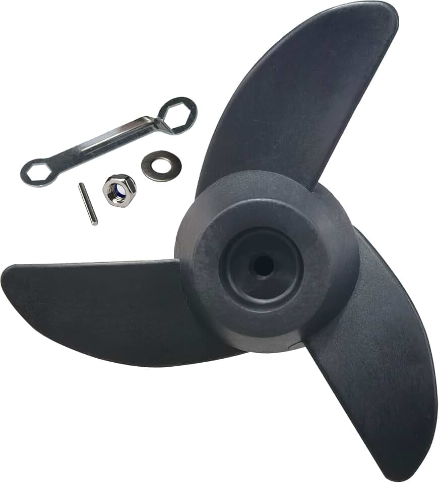 Replacement Trolling Motor Prop ，Trolling Motors Mount Accessories (3 Blade 50lb 55lb 62lb 86lb Thrust)