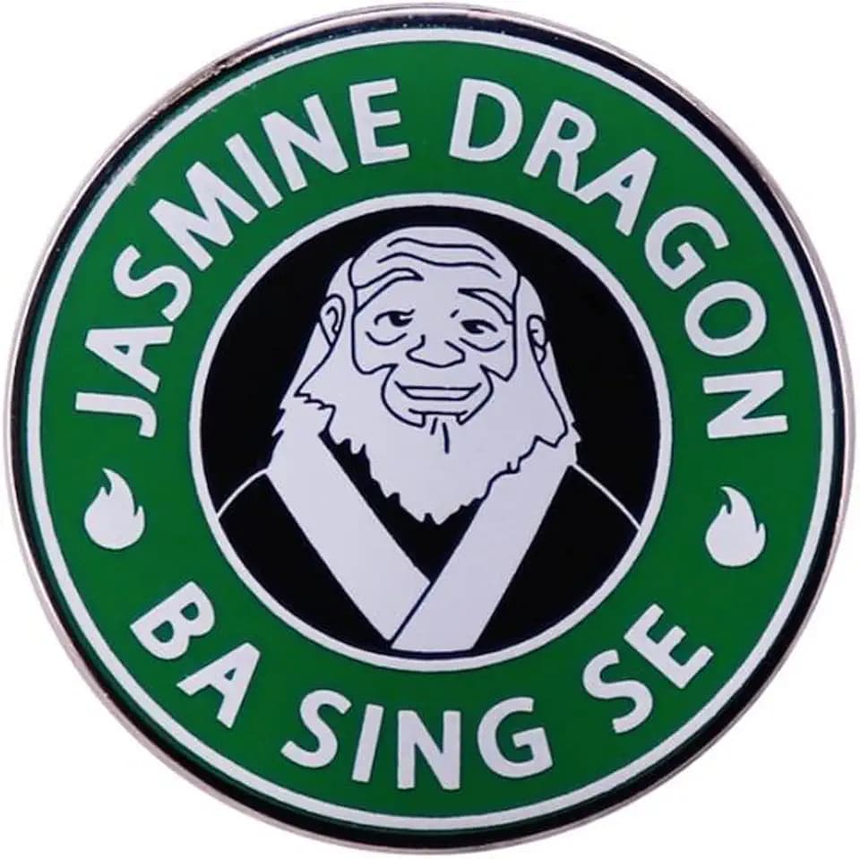 The Jasmine Dragon Enamel Pin Uncle Art Badge Jewelry Decorate Accessories