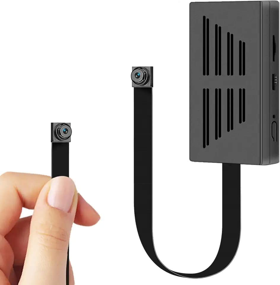 VHLTTYV Mini Video Cameras 1080P Mini Portable Nanny Video Recorder with Motion Detection Security Cameras for Home, Office