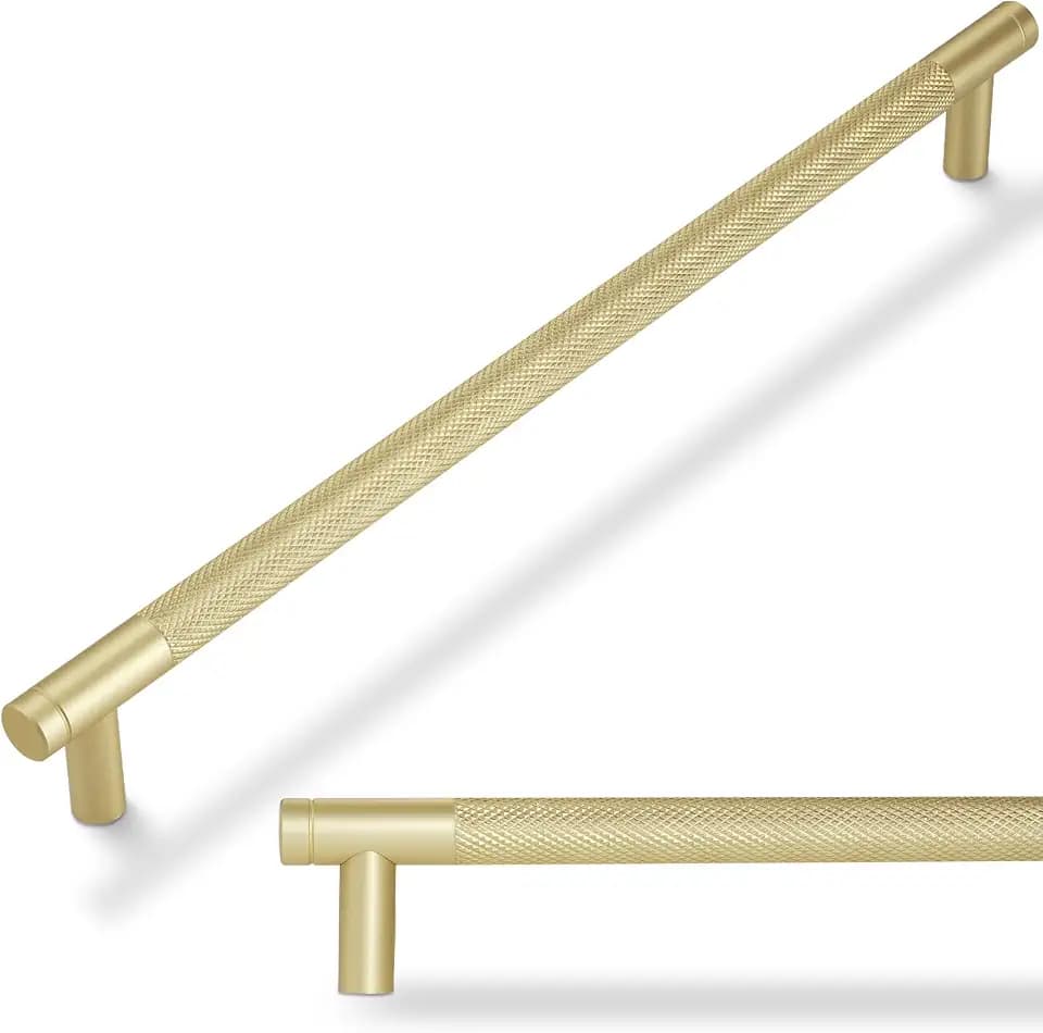 30 Pack 10 Inch Brushed Brass Kitchen Cabinet Handles