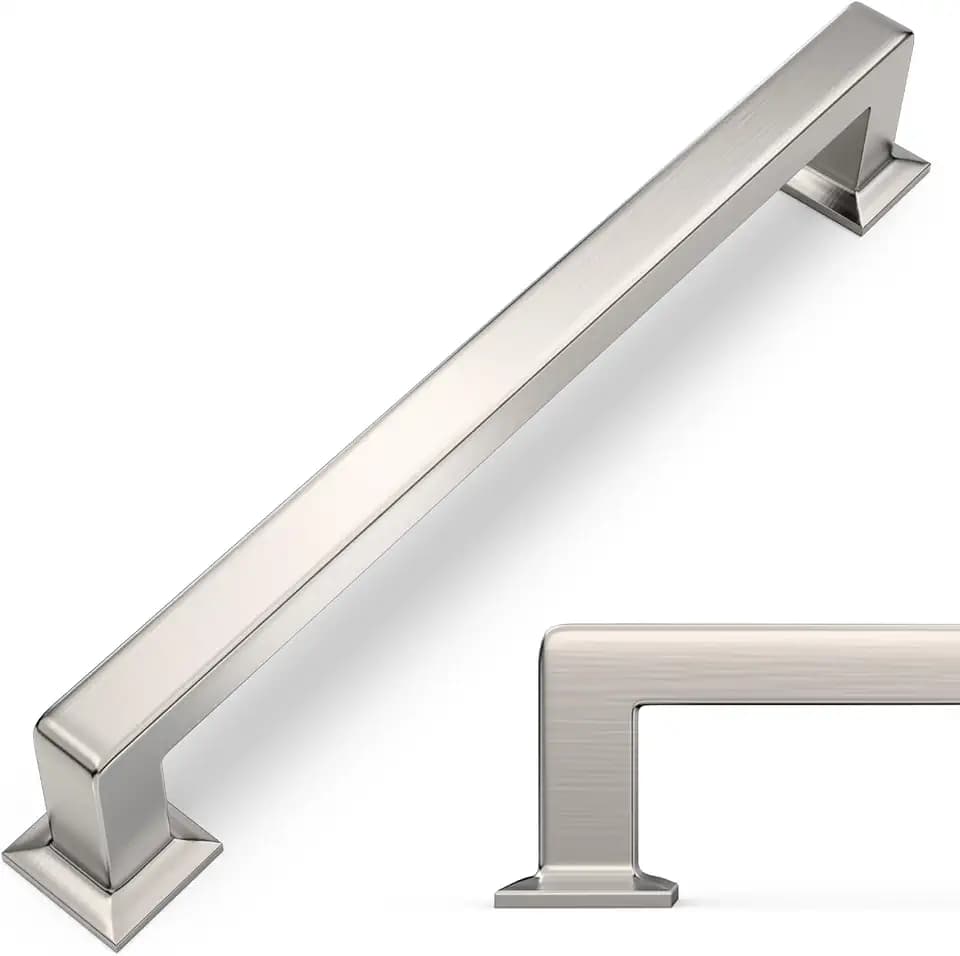 10 Pack 7 inch Brushed Satin Nickel Kitchen Cabinet Handles
