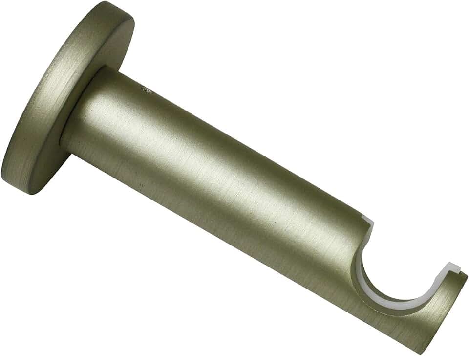 Gardinia Träger 1-Lauf offen für Ø 19 mm Champagner 9 cm 32423