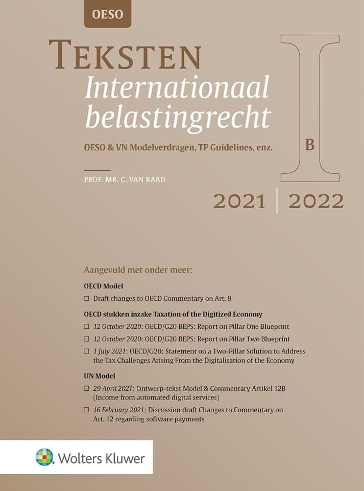 Teksten Internationaal belastingrecht 2021/2022