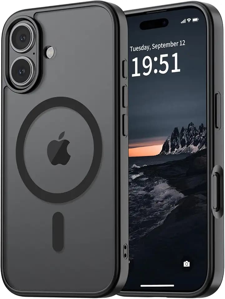 vnnink for iPhone 16 Plus Case Black