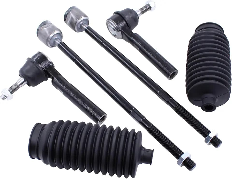 MOTOKU Front Inner and Outer Tie Rod Ends with Boot