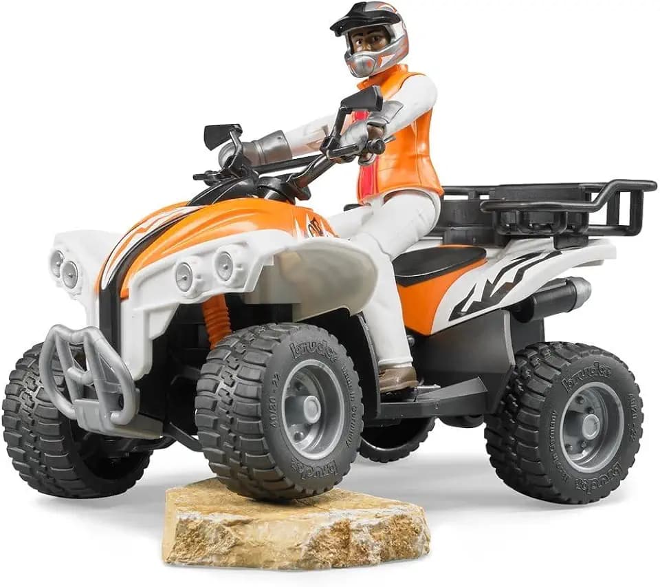 Bruder Quad with Driver (Colors May Vary)