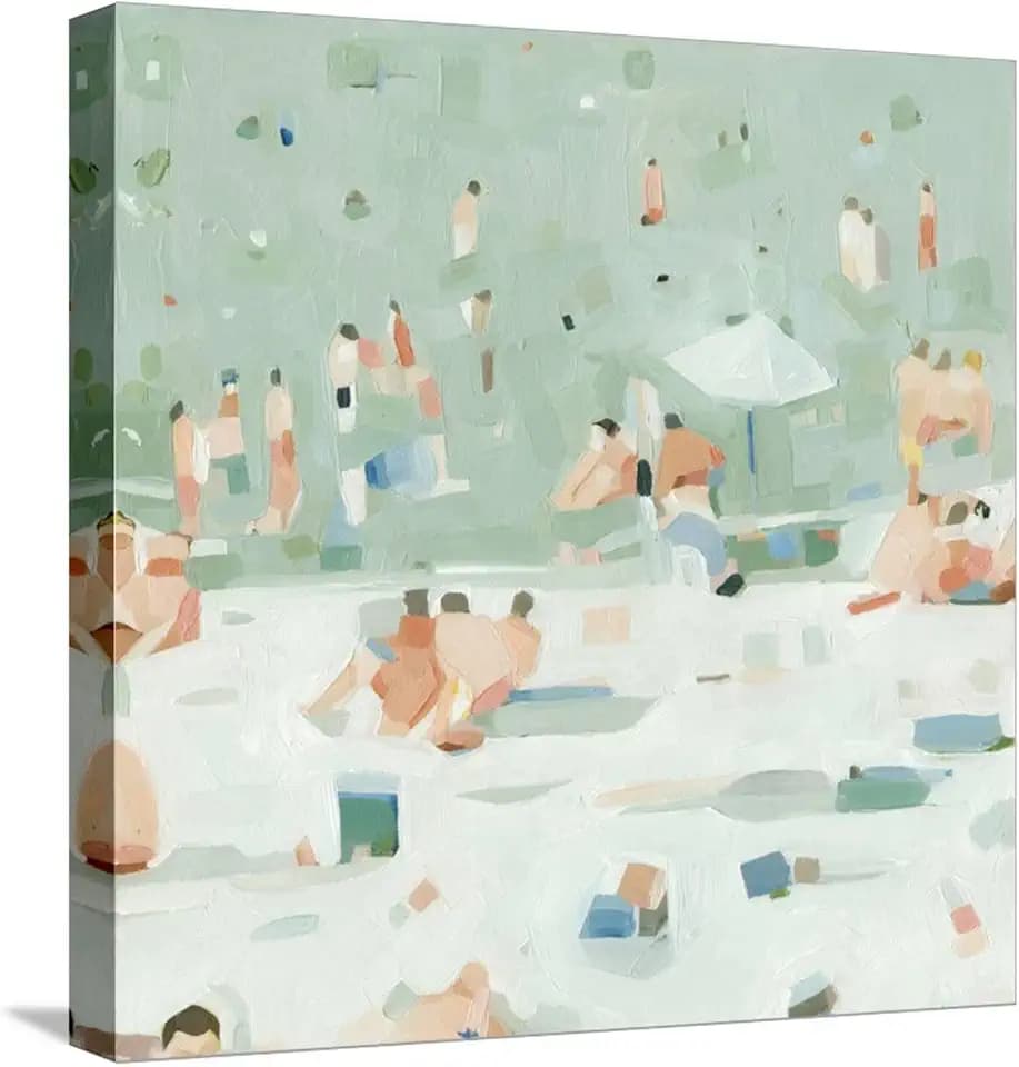 Art.com Stretched Canvas Print Summer Confetti I by Emma Scarvey, 16" x 16"