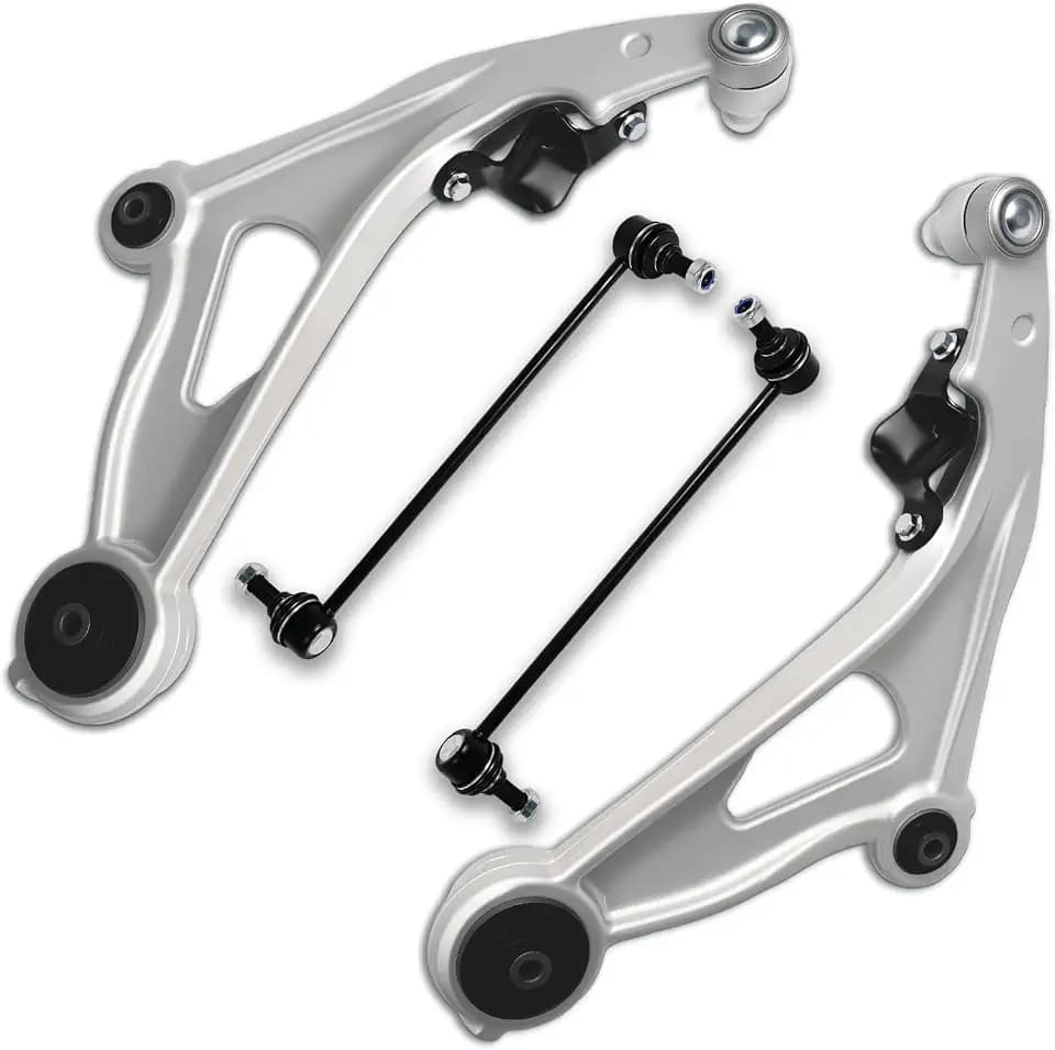 4PC Front Lower Control Arm Suspension Kit for Nissan 2013–2020 Pathfinder, for Infiniti 2013 JX35, 2014–2020 QX60 – Replaces OE# K623063 K623064 K750094 K750095