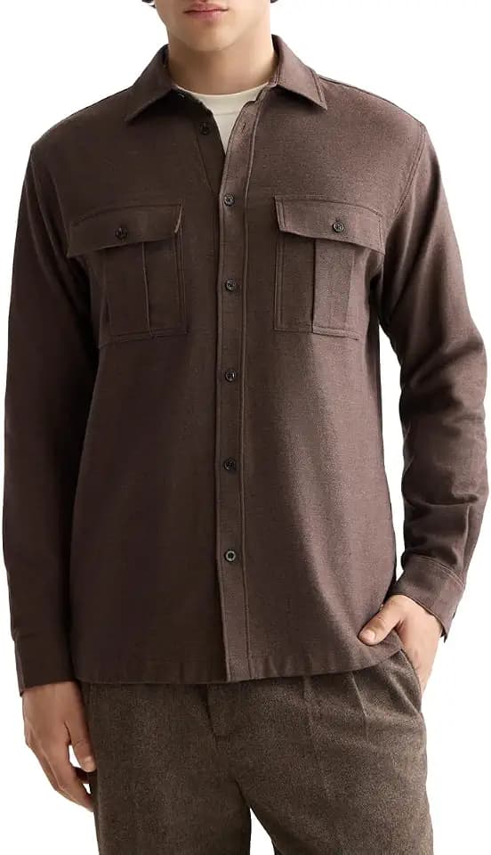 Scotch & Soda Herren Relaxed-fit Shirt Hemd