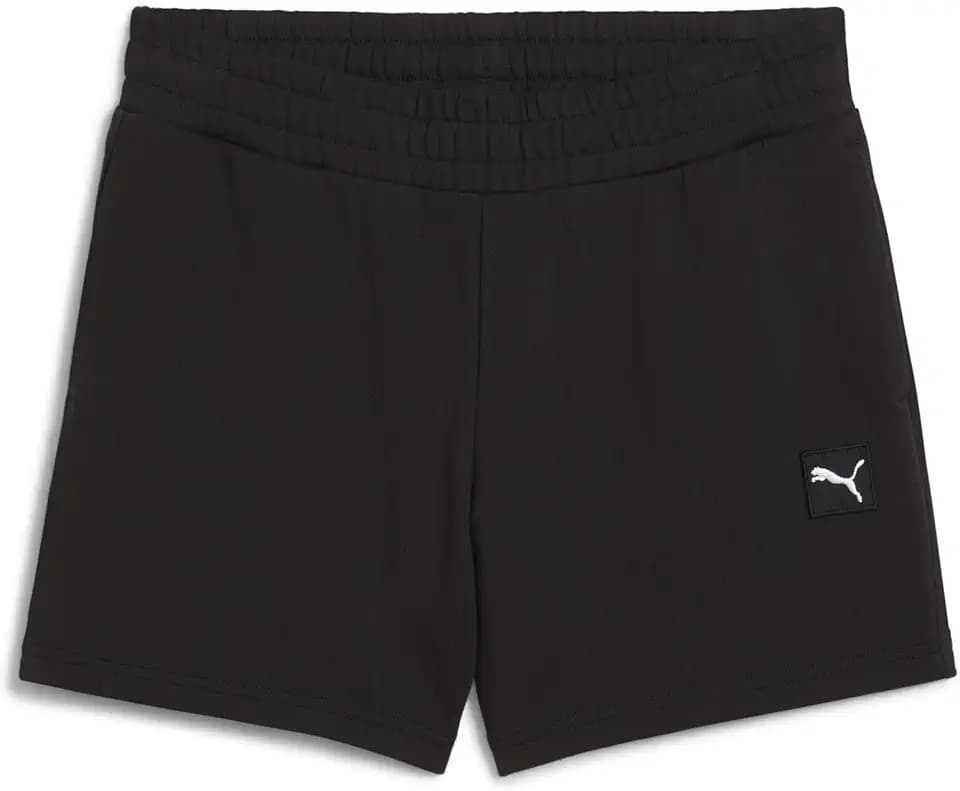 Puma Damen Gestrickte Shorts ESS Elevated Mid-Rise Shorts 5"