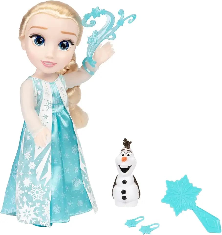 JAKKS Pacific Elsa Doll Classic My Singing Friend Elsa Doll & Olaf Figure