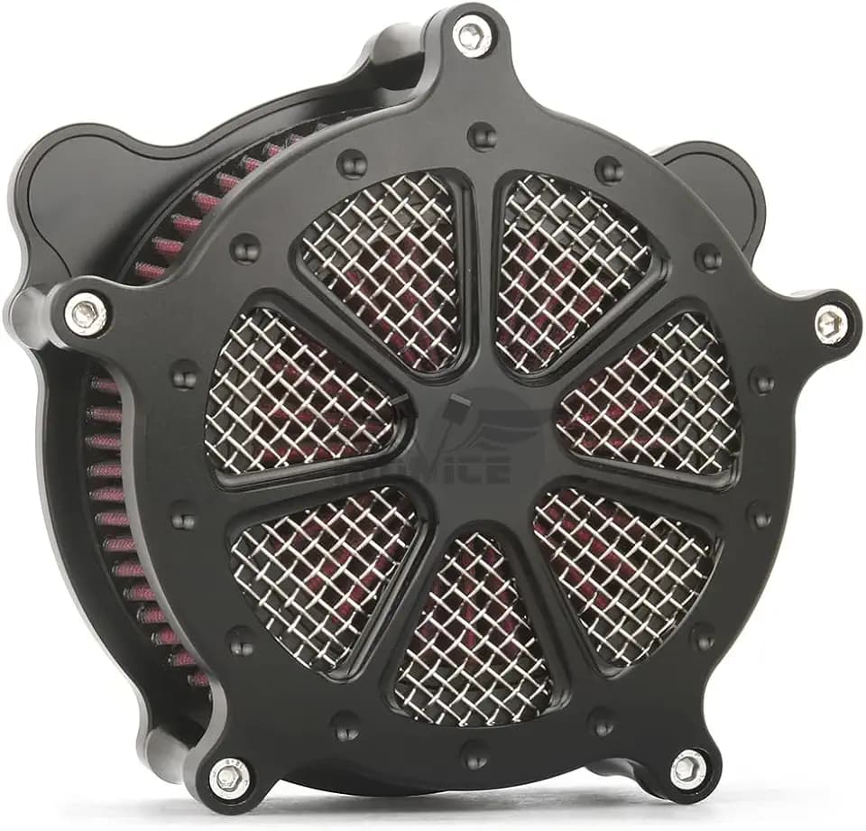 For harley air cleaner filter Sportster Softail Touring street road king glide Dyna for harley davidson air intake filters (Black Speed 7 style -red filter, A-For Sportster XL models)