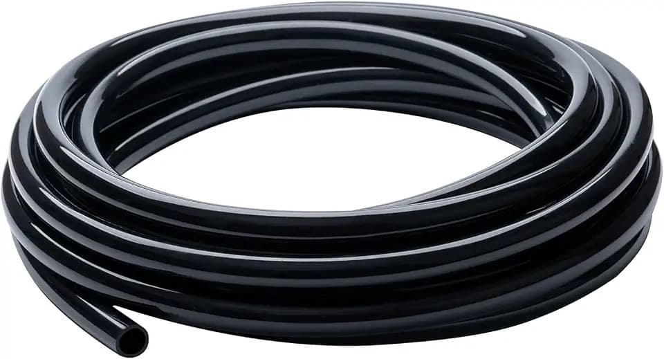 Black Vinyl Tubing 3/4” id - 10 Ft PVC Flexible Plastic Irrigation Hose
