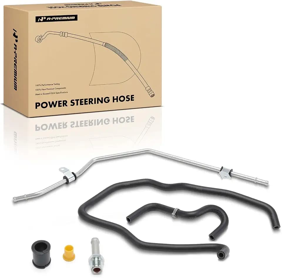 A-Premium Power Steering Pressure Hose Assembly Compatible with Honda