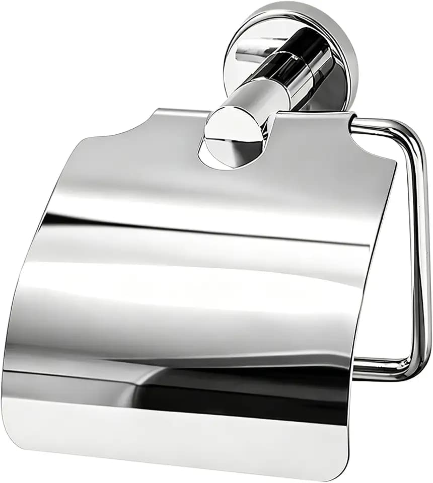 Stainless Steel Toilet Paper Holder with Cover