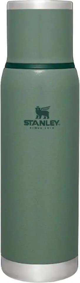 STANLEY 1913 Adventure To-Go Thermosflasche 1L - 25 Stunden Heiß - 27 Stunden Kalt - Auslaufsicher - Isolierter Deckel - Doppelwandige Vakuumisolierung - BPA Frei - Hammertone Green