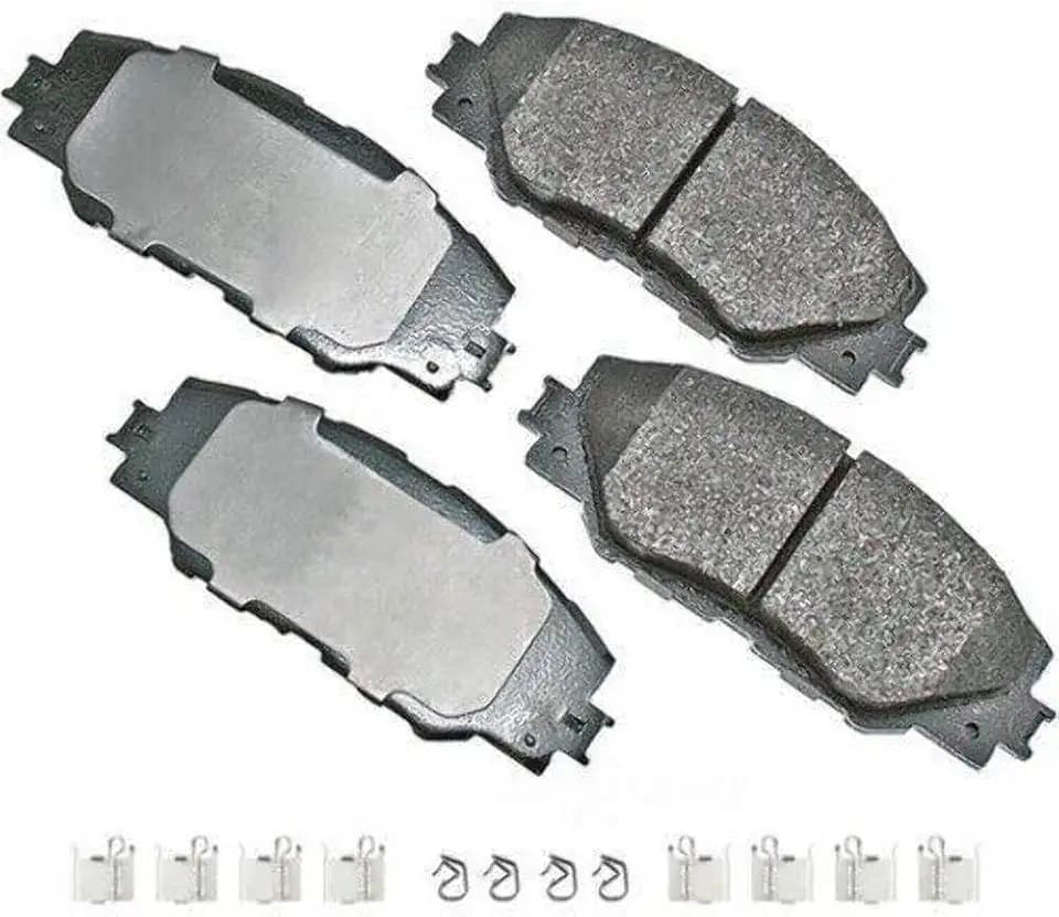 Akebono-ACT1211A Ultra-Premium Ceramic Front Disc Brake Pads, GREY