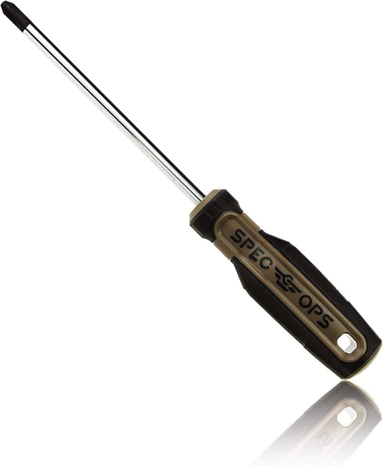 Spec Ops Tools Screwdriver for Professional Construction & Jobsite Use, Magnetic Tip, Phillips, #3 x 6"