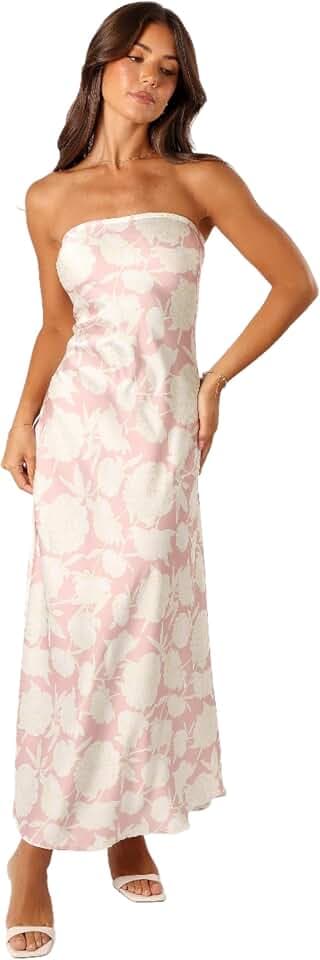 Petal & Pup Women's Gemma Strapless Maxi Dress