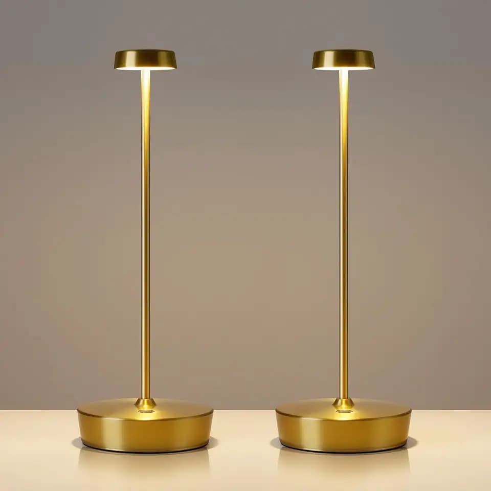 LED Cordless Table Lamp Rechargeable,Battery Powered Outdoor Lights