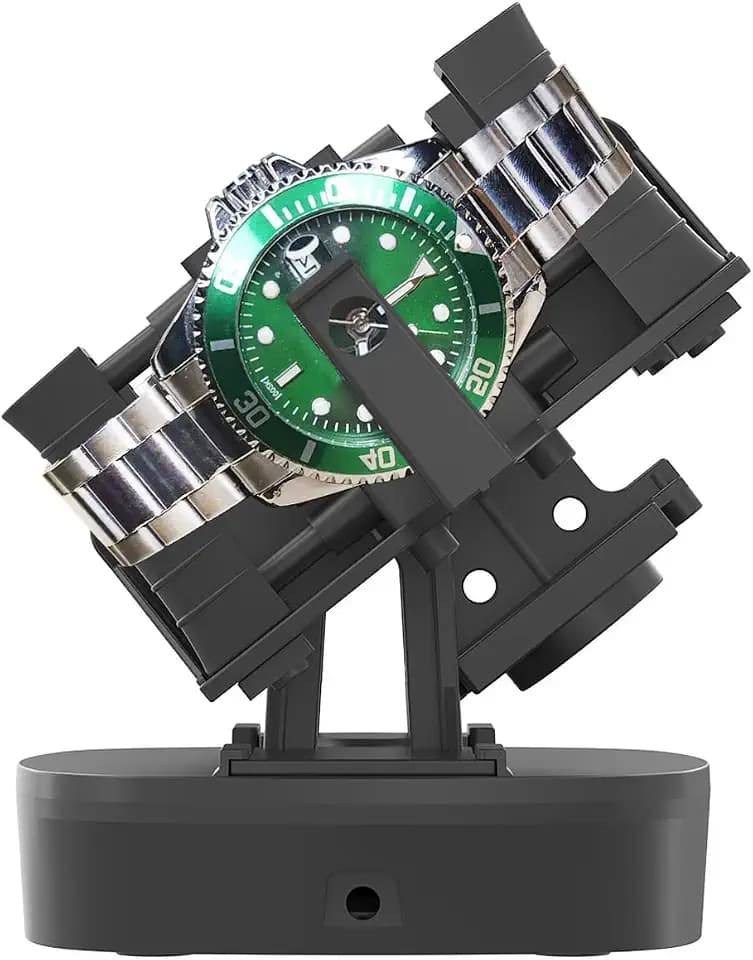 Automatik Uhrenbeweger, Automatischer Rotary Uhr,Uhrendreher Automatikuhren,Unterstützen Sie Zwei Uhren