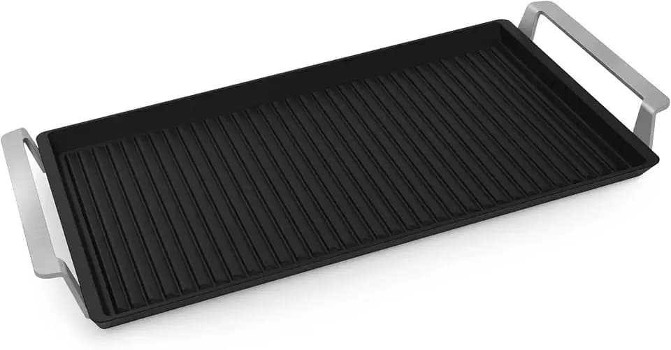 AEG Plancha Grill 2.0, Antihaft-Keramikbeschichtung, Easy2Clean, optimale Hitzeverteilung, Indoor BBQ, für Backofen und Kochfeld, A9HHPG11