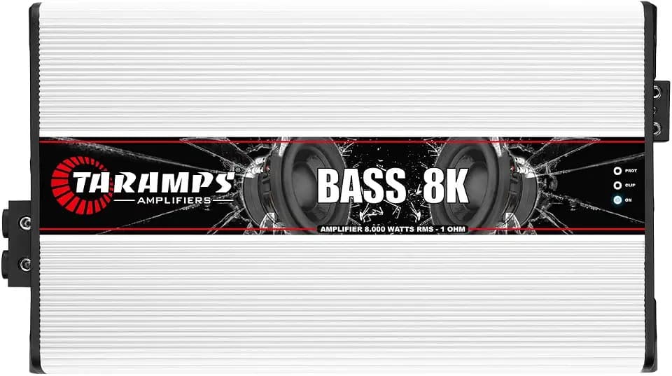 Taramps BASS 8K 1 Ohm 8000W RMS Monoblock Car Subwoofer Amplifier