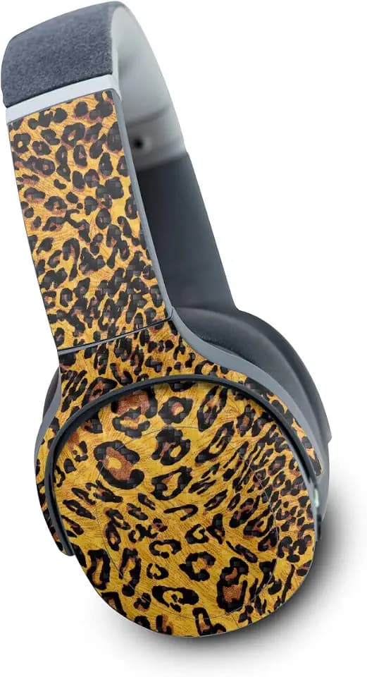 MightySkins Carbon Fiber Skin Compatible with Skullcandy Crusher Evo Wireless - Cheetah Girl | Protective, Durable Textured Carbon Fiber Finish | Easy to Apply | Made in the USA
