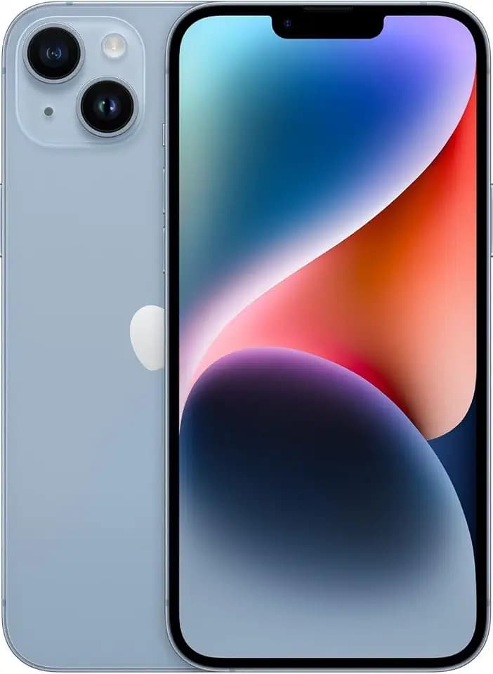Apple iPhone 14 Plus, 128GB, Blue - Unlocked (Renewed)
