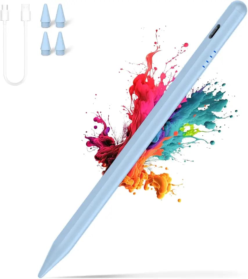 Stylus Pen for iPad (2018-2025), 20 Mins USB-C Fast Charging