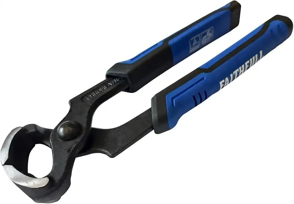 Faithfull FAIPLP7N Schreinerzange, weicher Griff, 180 mm, Blau