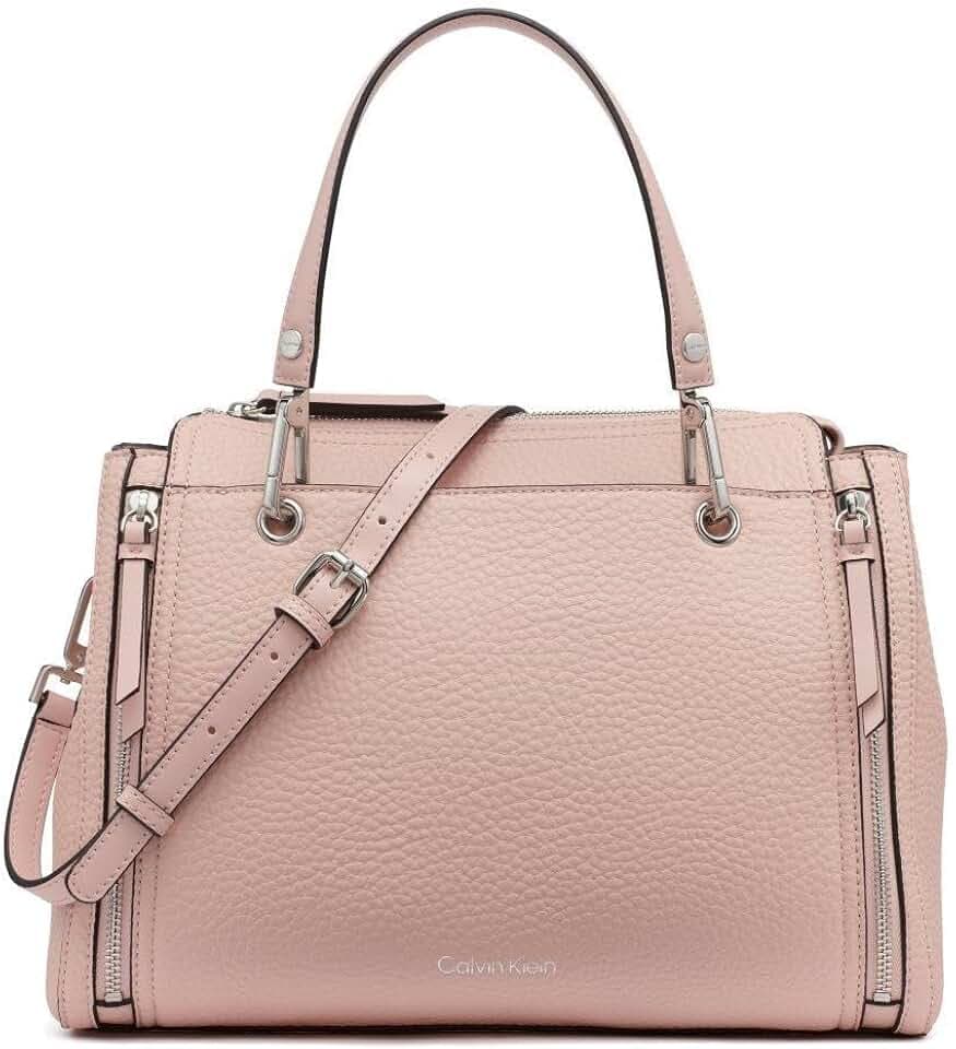 Calvin Klein Women's Bubble Lamb Organization Satchel Handbag