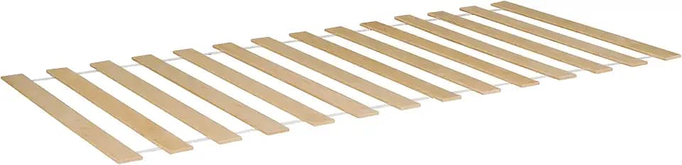 Inter Link Rolllattenrost Lattenrost Pappelloz gefedert 90x200cm Isya | Stabiler Rollrost aus Pappelholz Lattenrost, 90 x 200 cm, mit 14 federnden Holzlatten für entspanntes Schlafen