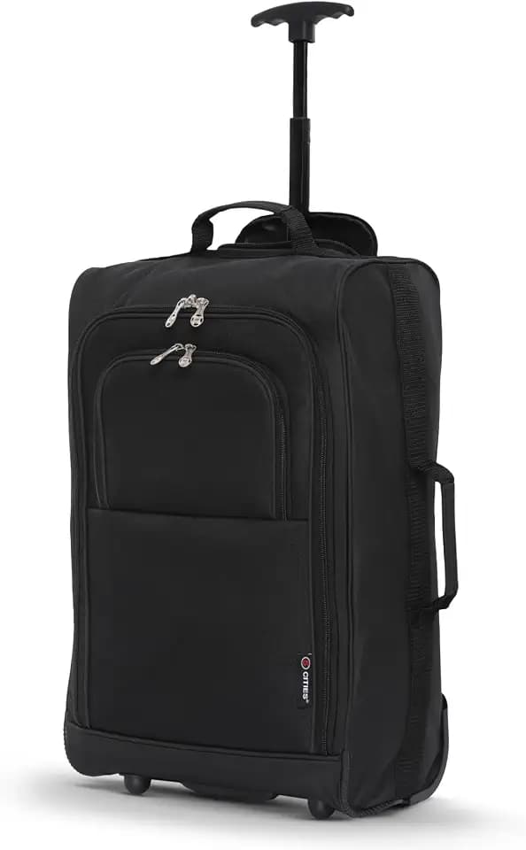 5 Cities Leichte Reisetasche mit 55 cm Rädern