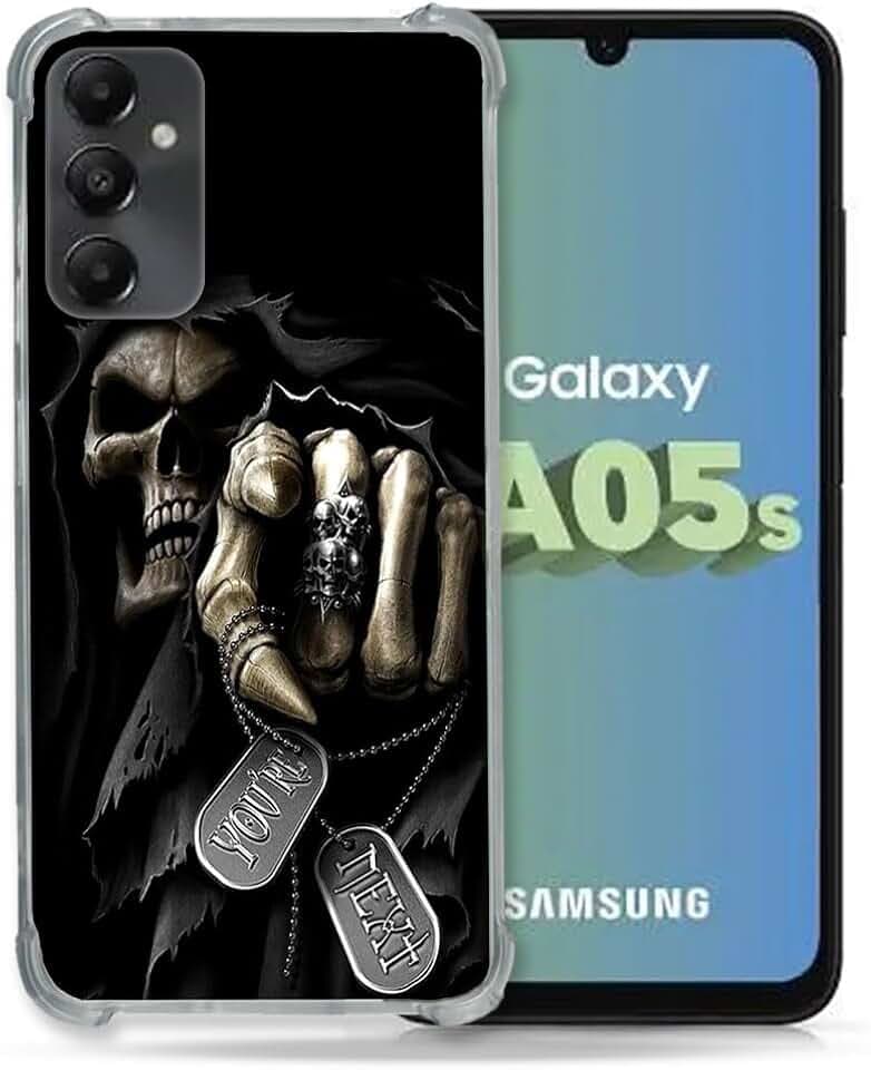 Verstärkte Schutzhülle für Samsung Galaxy A05S, Motiv: Totenkopf Your Next