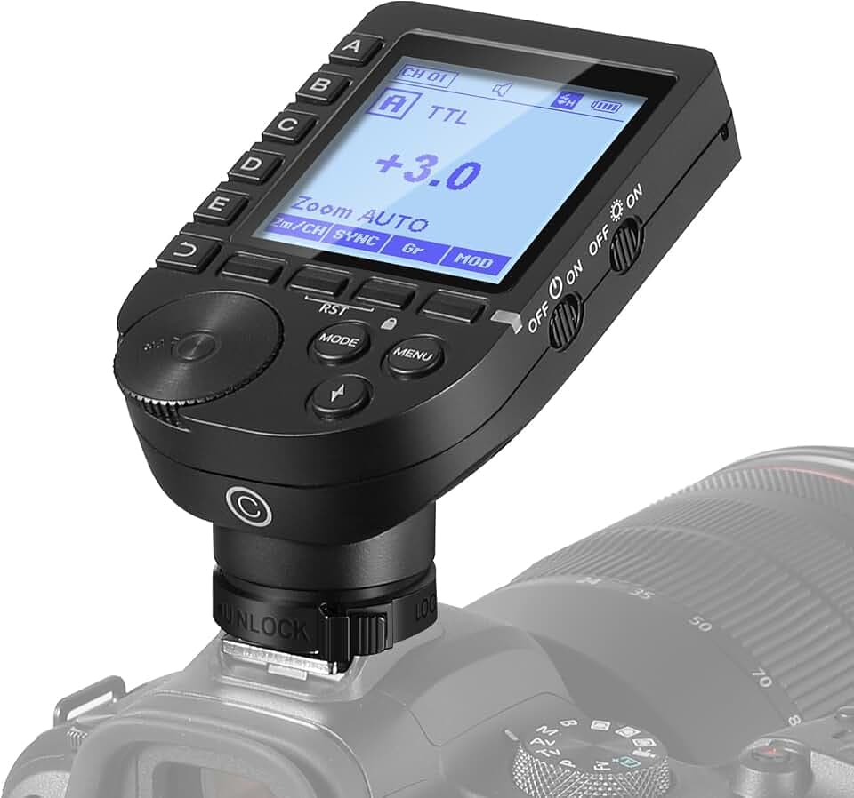 NEEWER Verbesserter QPRO-C TTL Funk Blitzauslöser kompatibel mit Canon