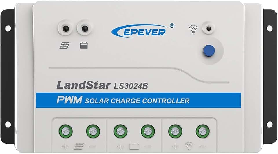 EPEVER PWM LandStar LS-B Series Solarladeregler Charge controller, 10-30A, 12V/24VDC auto work