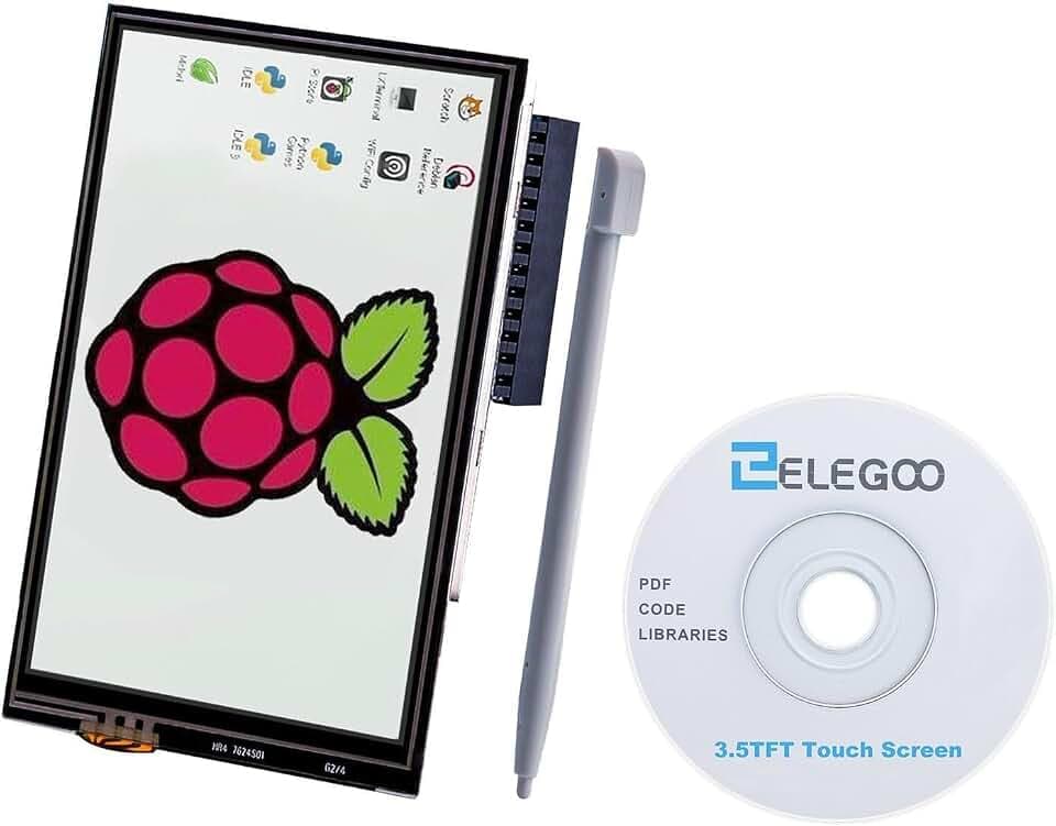 ELEGOO 3.5 Zoll TFT Touch Display 480x320 SPI kompatibel mit Raspberry Pi