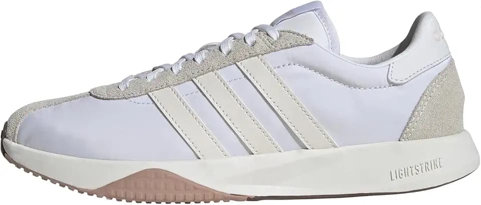 adidas Womens 7626 Sneakers Shoes Casual - Green, Off White