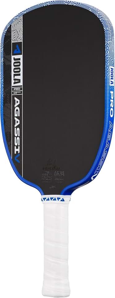 JOOLA Pro V Pickleball Paddle - 14mm/16mm - Raw Carbon Fiber Textured Surface - Enhanced Frame & Propulsion Core, USAPA & UPA-A Certified, NFC Chip Enabled, Premium Control & Lightweight Performance