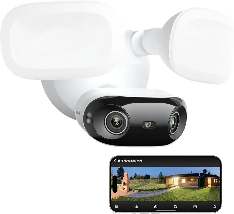 Reolink 4K 8MP Wi-Fi 6 Überwachungskamera Aussen mit 3000 Lumen Flutlicht