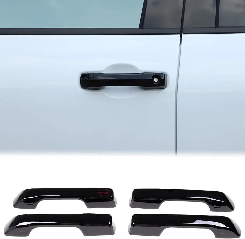 Car Exterior Door Handle Trim Cover Fit for Toyota Tundra/Sequoia 2022-2026