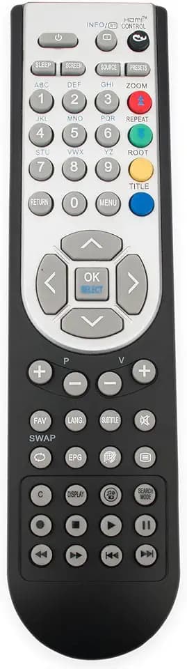 Fernbedienung Kompatibel mit SUNSTECH TV TLEI19HDMKII 19LEDTALUSWBK