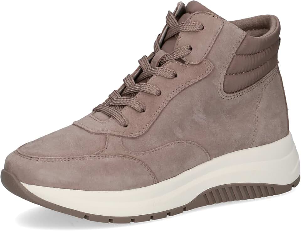 CAPRICE Damen Sneaker hoch aus Leder Plateau