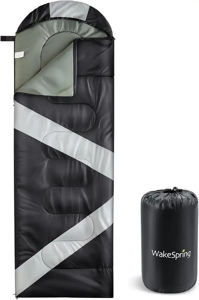 Schlafsack Sommer Erwachsene 2-in-1, Leicht, Koppelbar