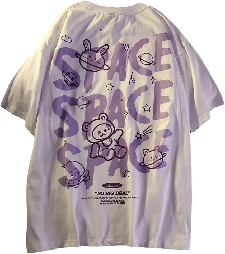 Skateboard Frog Women Goth T Shirt Y2K Harajuku Graphic Tops Cotton Anime